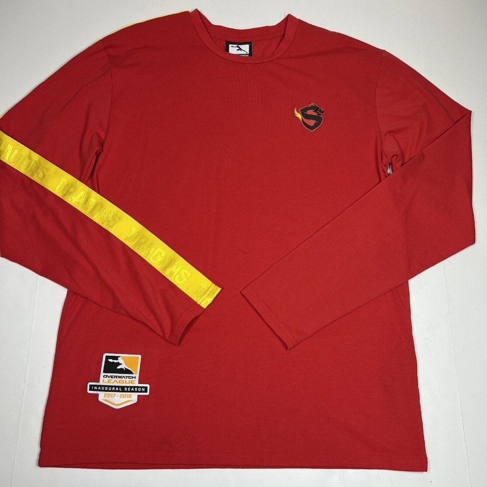 Overwatch League Shanghai Dragons Jersey Mens Inaugural Season 2017-2018 Size S
